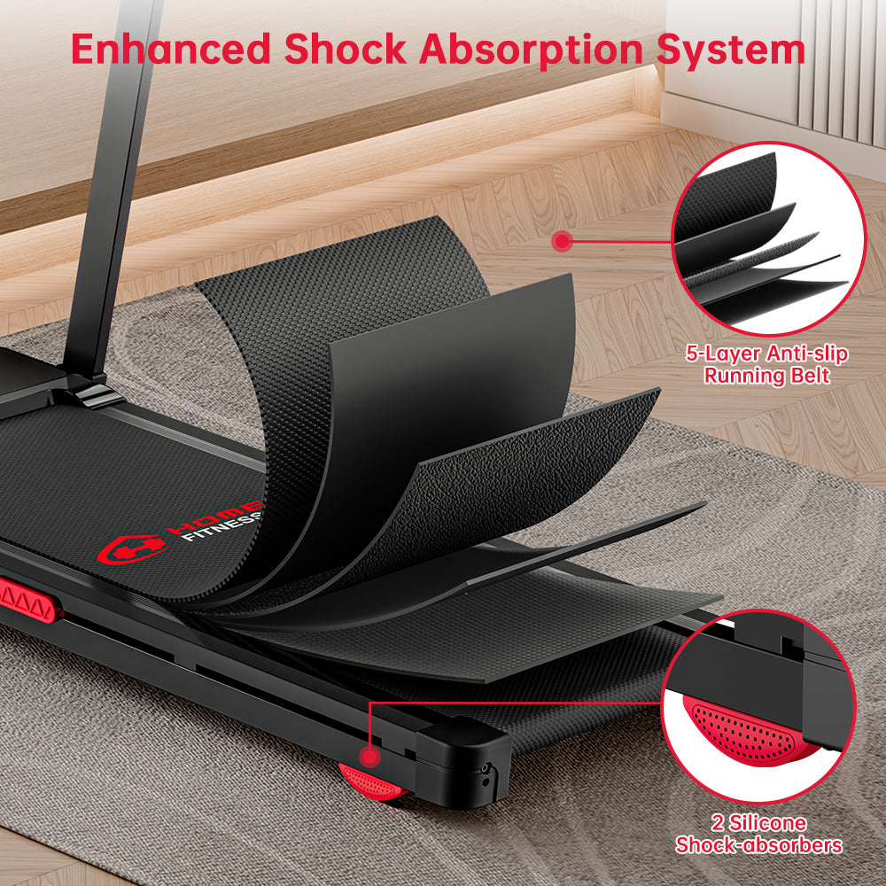 Folding Treadmill Q8 Pro, 0.6-8.7MPH, 20% Auto Incline, Touch Control