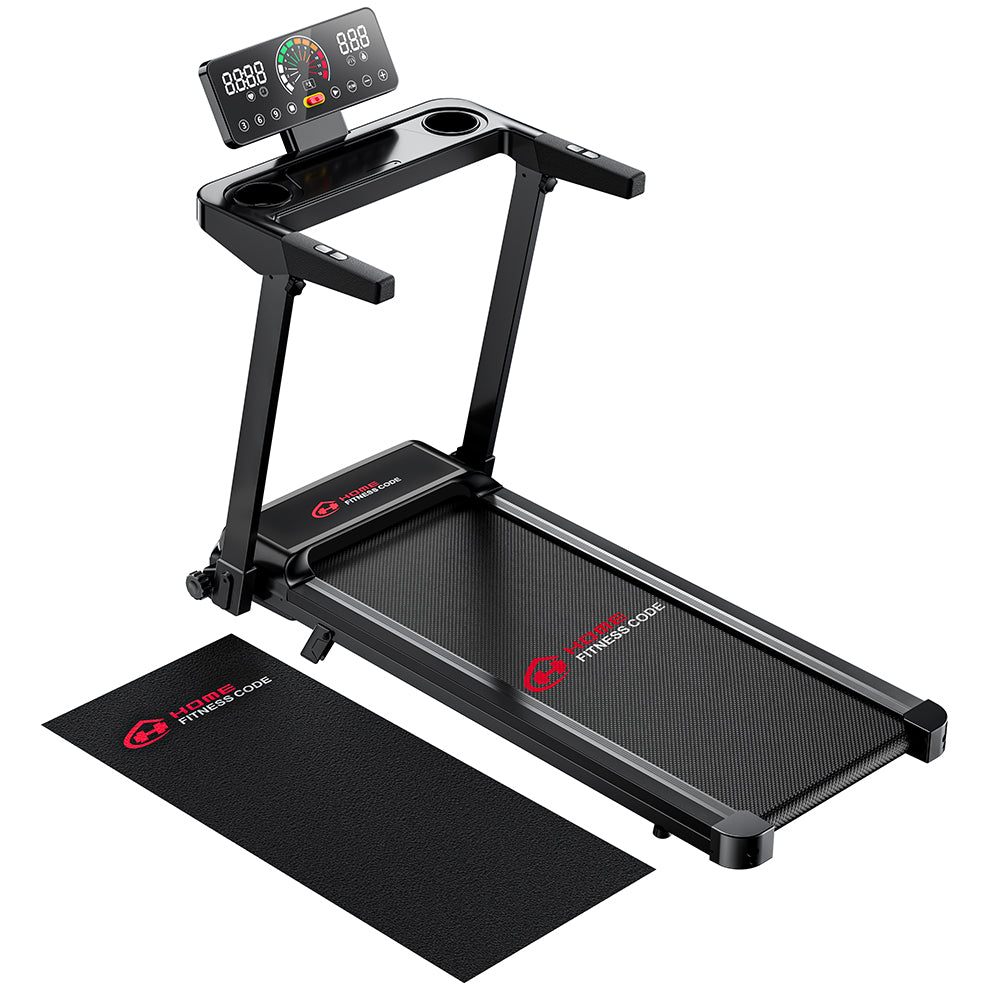 Folding Treadmill Q8, Speed 0.6-7.5MPH, 5% Manual Incline