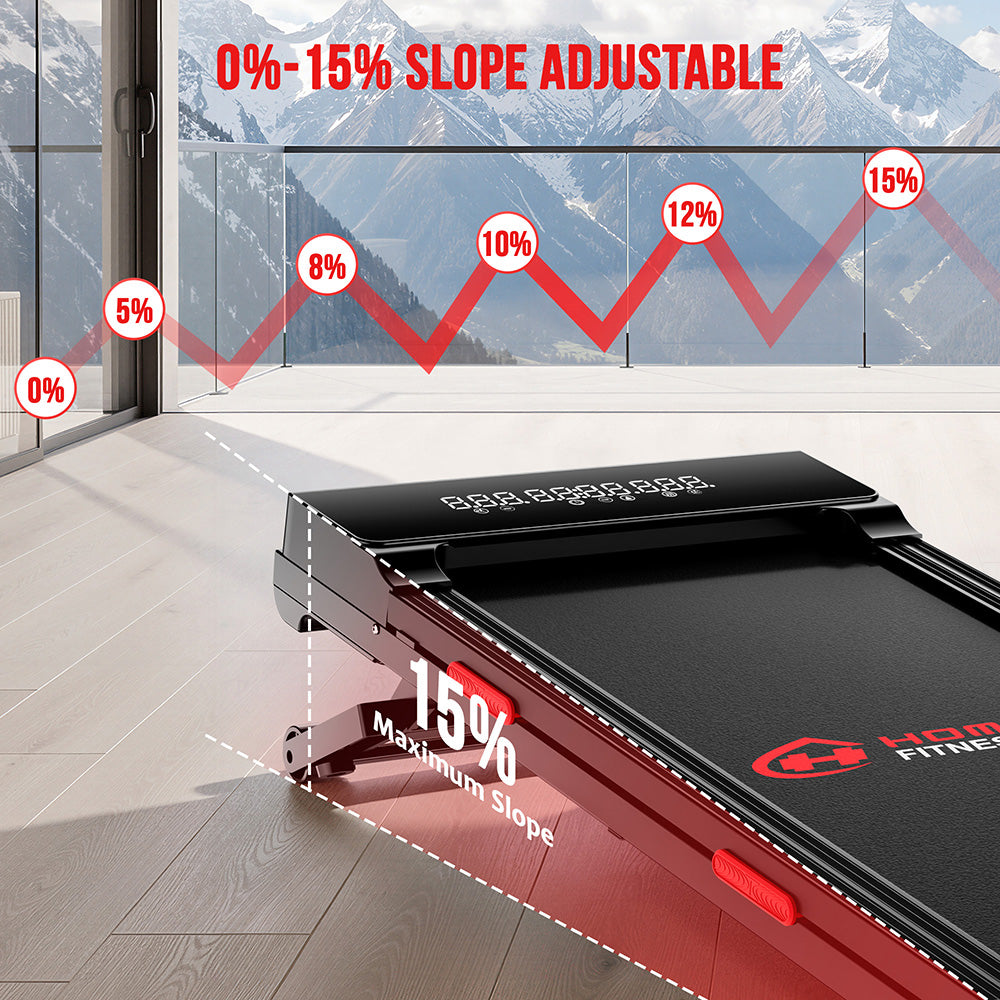 Treadmill Y5 with Brushless Motor, 15% Auto Incline, Speed 0.6-5MPH