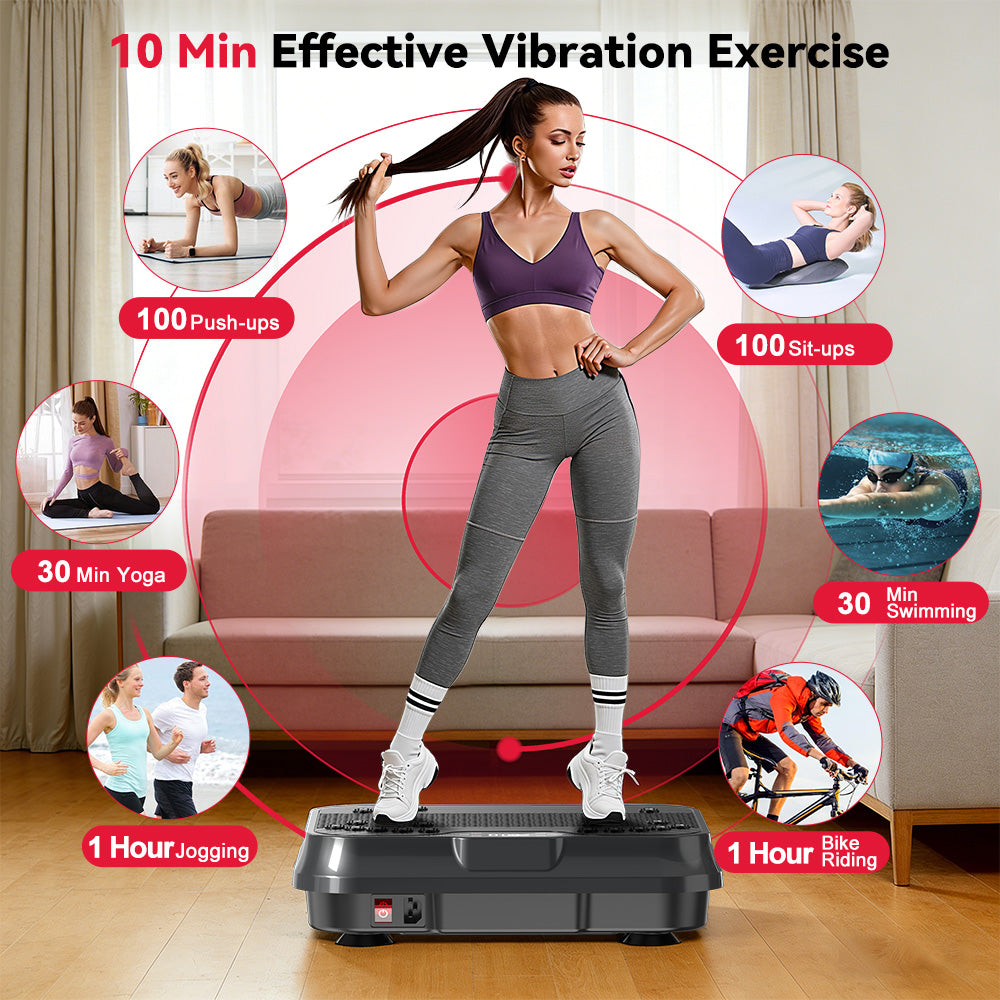 Fitness Vibration Plate F1, 250 Intensity Levels