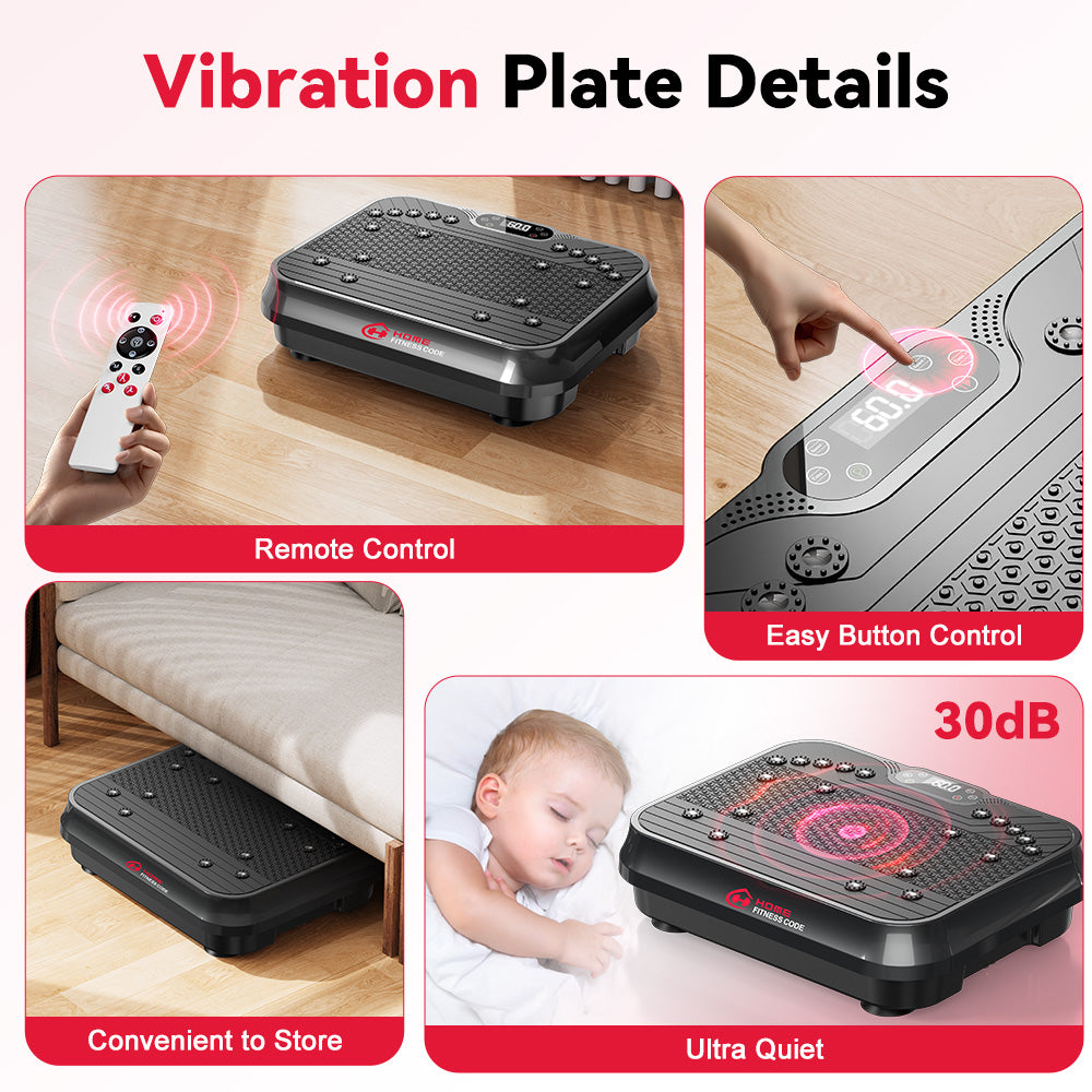 Fitness Vibration Plate F1, 250 Intensity Levels