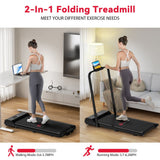 Folding Treadmill C1, Speed 0.6-6.2MPH