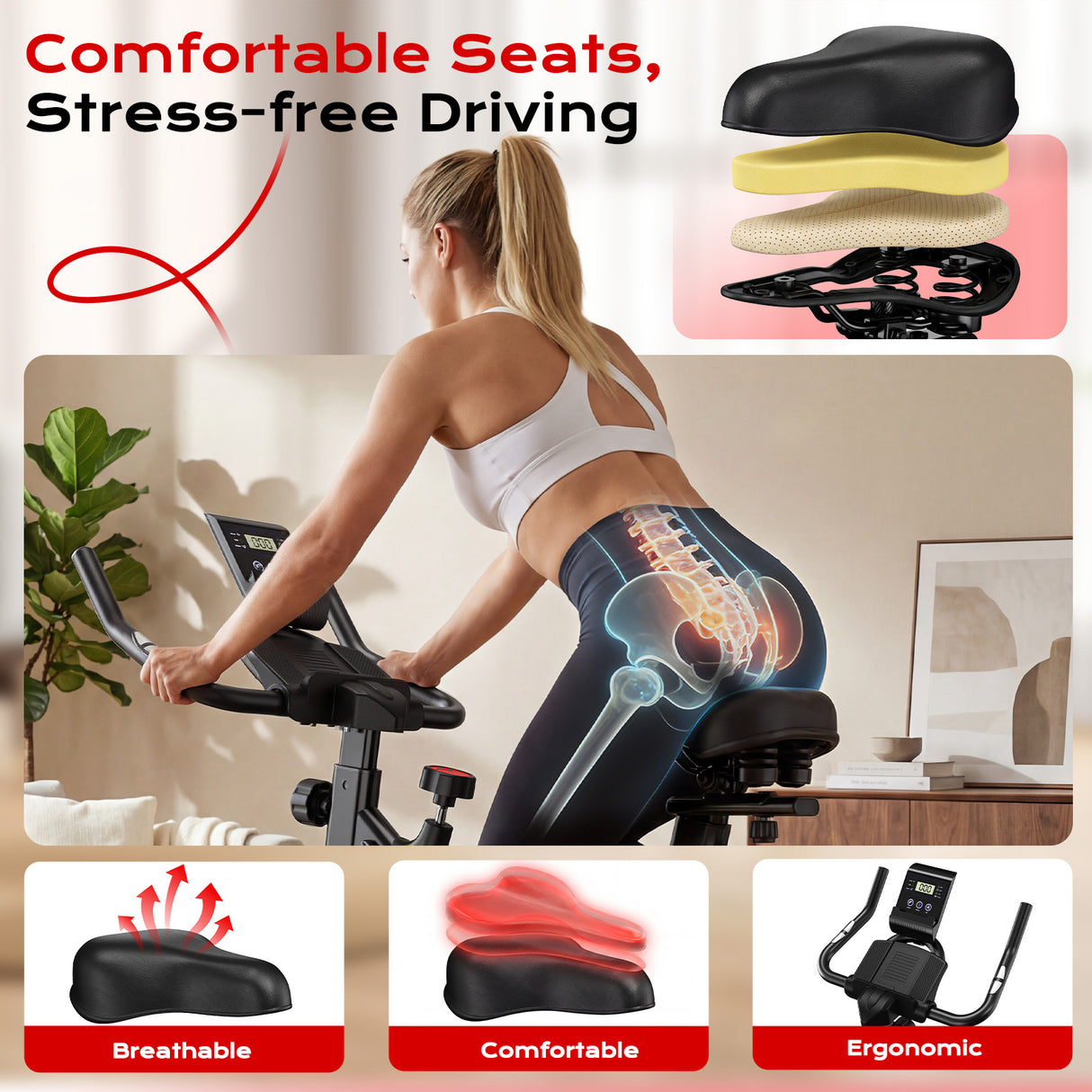 Stationary Exercise Bike C1