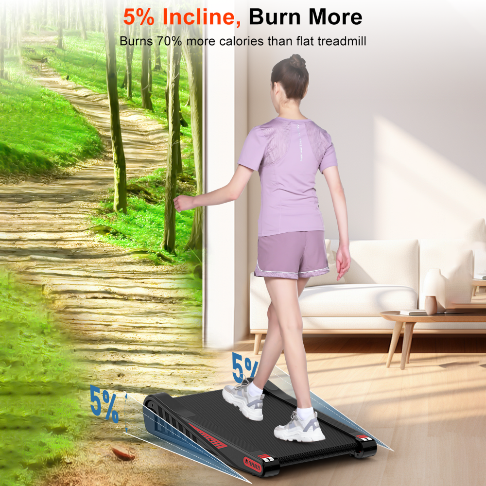 Treadmill F521, Speed 0.6-4MPH, 5% Fixed Incline