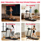 Folding Treadmill Q5 with Incline, Brushless Motor, Speed 0.6-7.5MPH