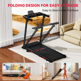 Folding Treadmill Q5 with Incline, Brushless Motor, Speed 0.6-7.5MPH