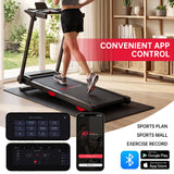 Folding Treadmill Q5 Pro with Brushless Motor, Speed 0.6-7.5MPH, 15% Auto Incline