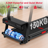 Folding Treadmill Q8 Pro, 0.6-8.7MPH, 20% Auto Incline, Touch Control