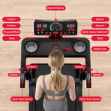 Folding Treadmill Q8 Pro, 0.6-8.7MPH, 20% Auto Incline, Touch Control