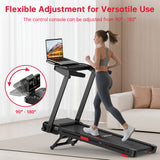 Folding Treadmill Q8 Pro, 0.6-8.7MPH, 20% Auto Incline, Touch Control