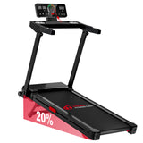 Folding Treadmill Q8 Pro, 0.6-8.7MPH, 20% Auto Incline, Touch Control