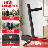 Treadmill Y5 with Brushless Motor, 15% Auto Incline, Speed 0.6-5MPH
