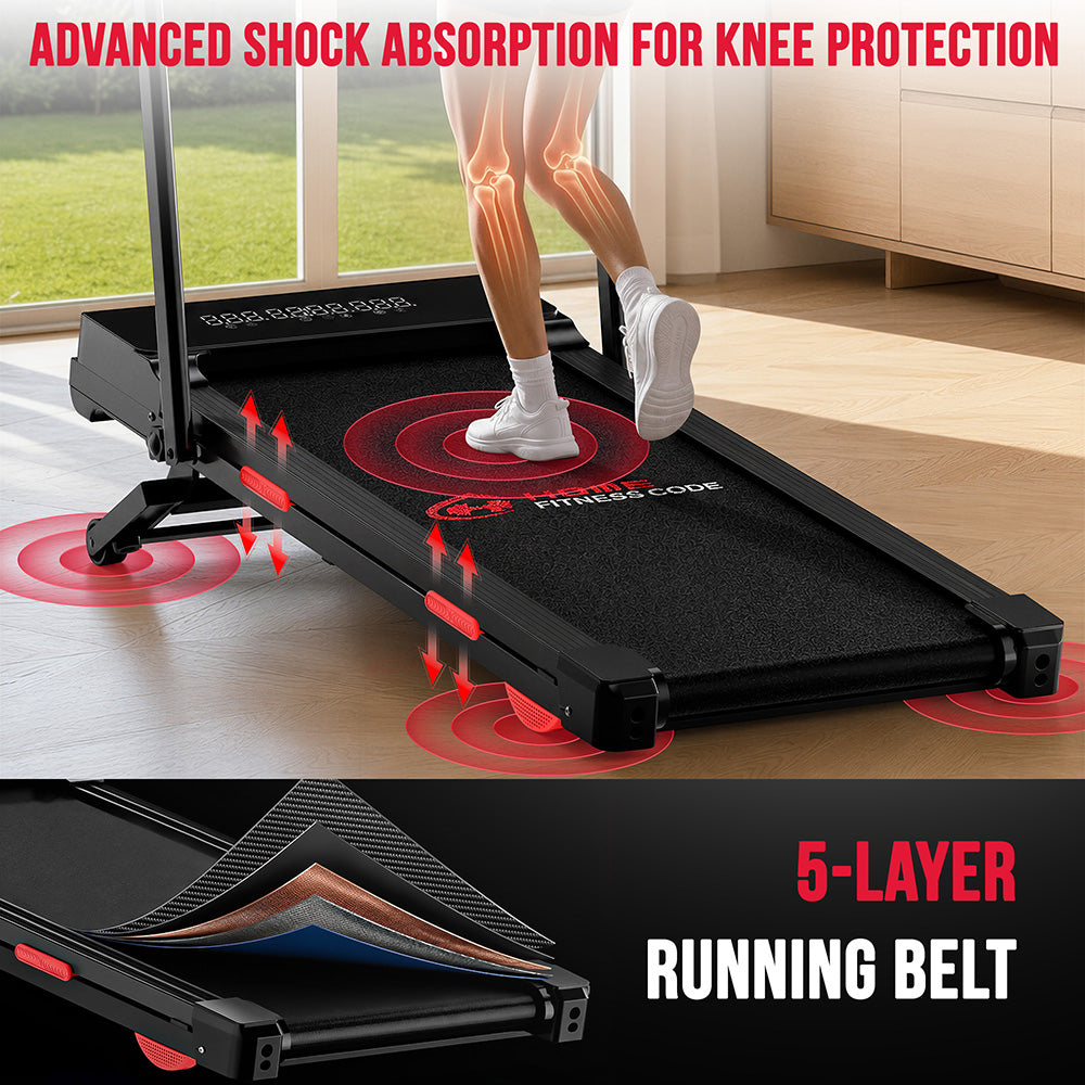 Treadmill Y5 with Brushless Motor, 15% Auto Incline, Speed 0.6-5MPH