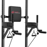 Power Tower Dip Station A1, with Resistance Bands