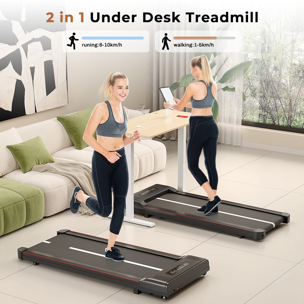 Treadmill Q2 with Bluetooth Speaker, Speed 0.6-6.2MPH