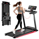 Folding Treadmill Q8, Speed 0.6-7.5MPH, 5% Manual Incline