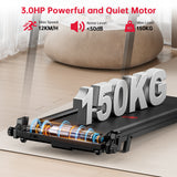 Folding Treadmill Q8, Speed 0.6-7.5MPH, 5% Manual Incline