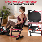 Recumbent Exercise Bike X1, 16-Level Resistance