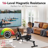 Magnetic Rowing Machine, 16-Level Resistance