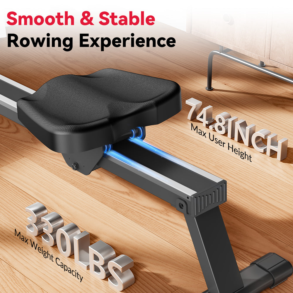 Magnetic Rowing Machine, 16-Level Resistance