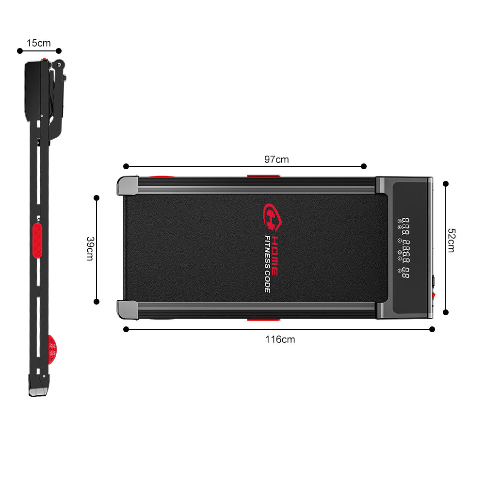 Treadmill Y3 with Brushless Motor, 12% Auto Incline