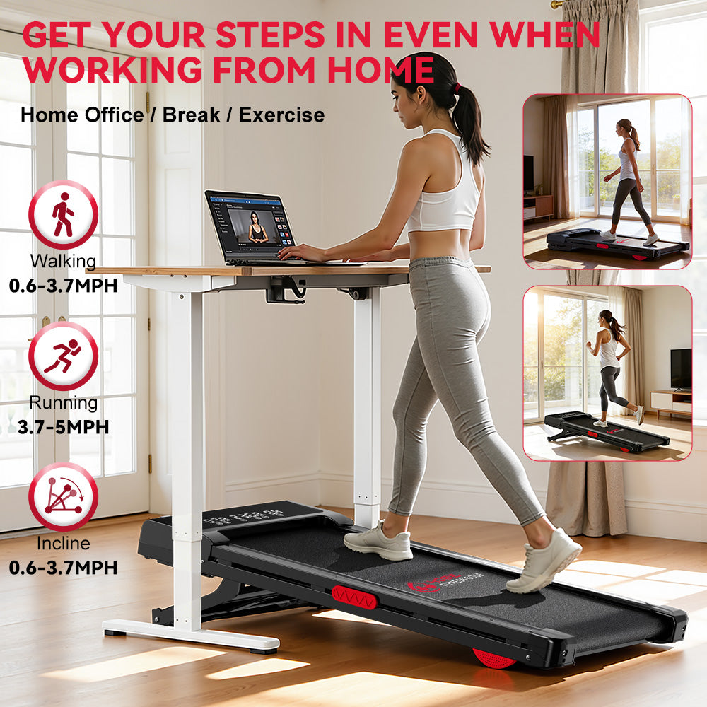 Treadmill Y5 with Brushless Motor, 15% Auto Incline, Speed 0.6-5MPH