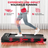 Treadmill Y5 with Brushless Motor, 15% Auto Incline, Speed 0.6-5MPH