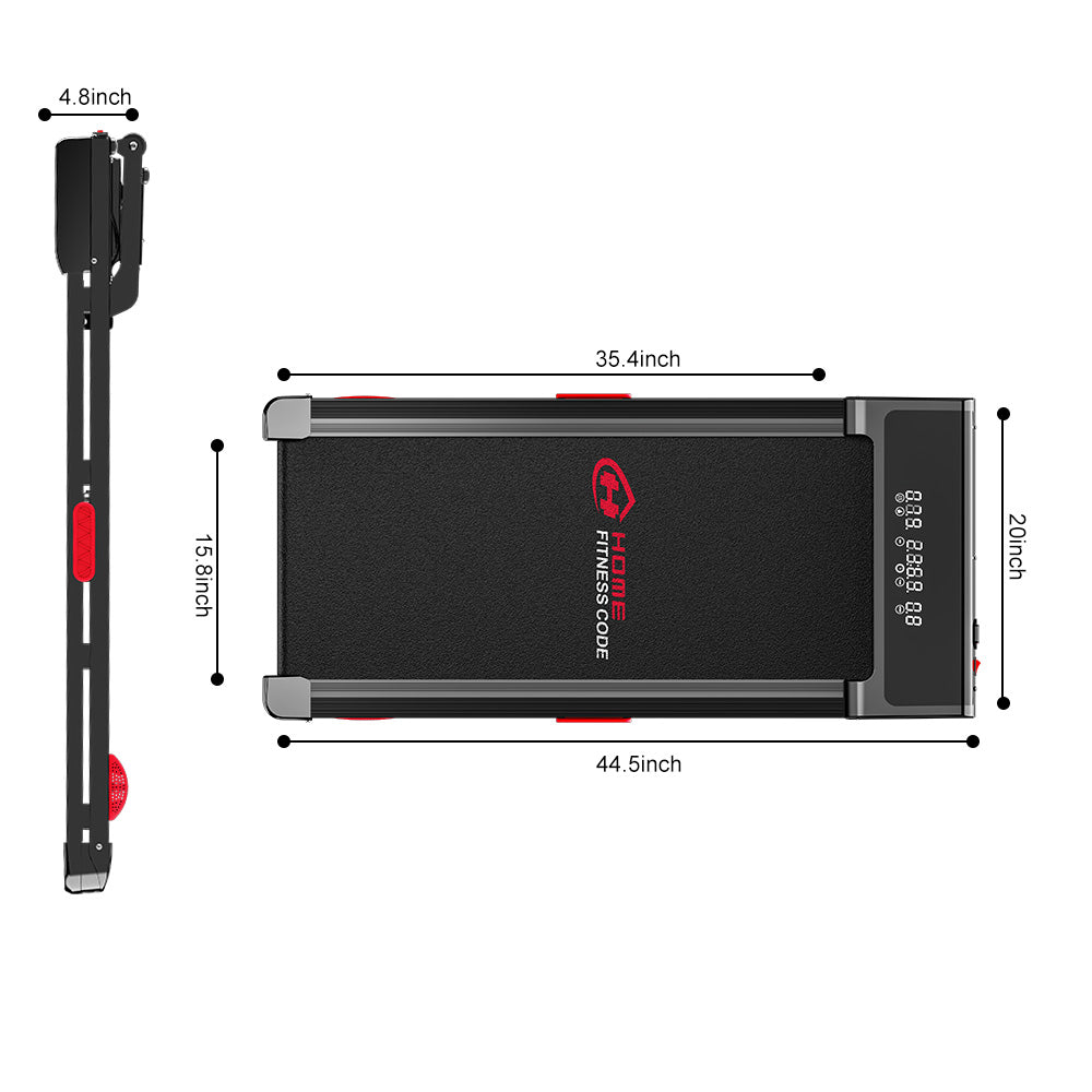 Treadmill Y5 with Brushless Motor, 15% Auto Incline, Speed 0.6-5MPH