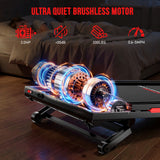 Treadmill Y5 with Brushless Motor, 15% Auto Incline, Speed 0.6-5MPH