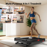 Treadmill Y1 with 0-12% Auto Incline, Speed 0.6-6.2MPH