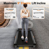 Treadmill Y2 with 0-9% Auto Incline, Speed 0.6-6.2MPH