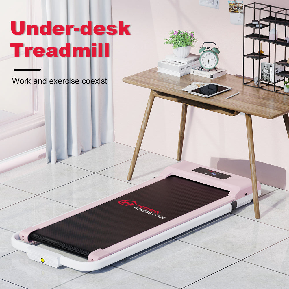 2 in 1 Folding Treadmill, Under Desk Treadmill, Walking Jogging Machin -  HomeFitnessCode - US